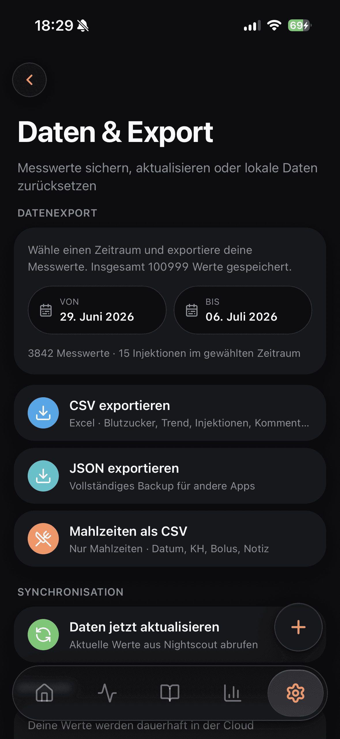 Datensicherheit in Glukinity