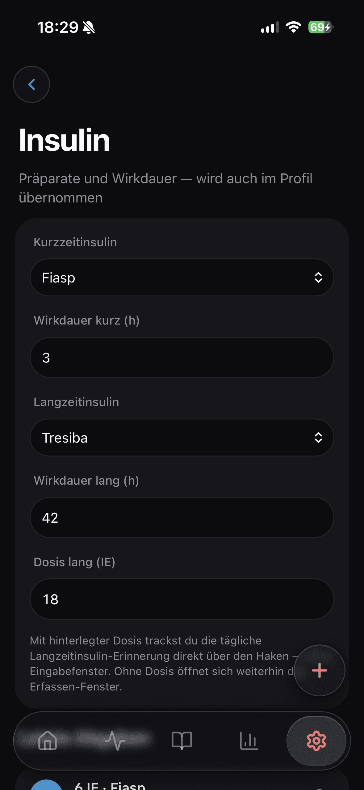 Insulin-Präparate & Wirkdauer in Glukinity
